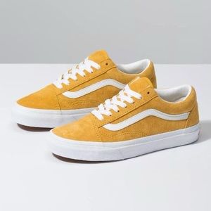 Vans Old Skool Yellow Suede. EUC. Women’s size 7